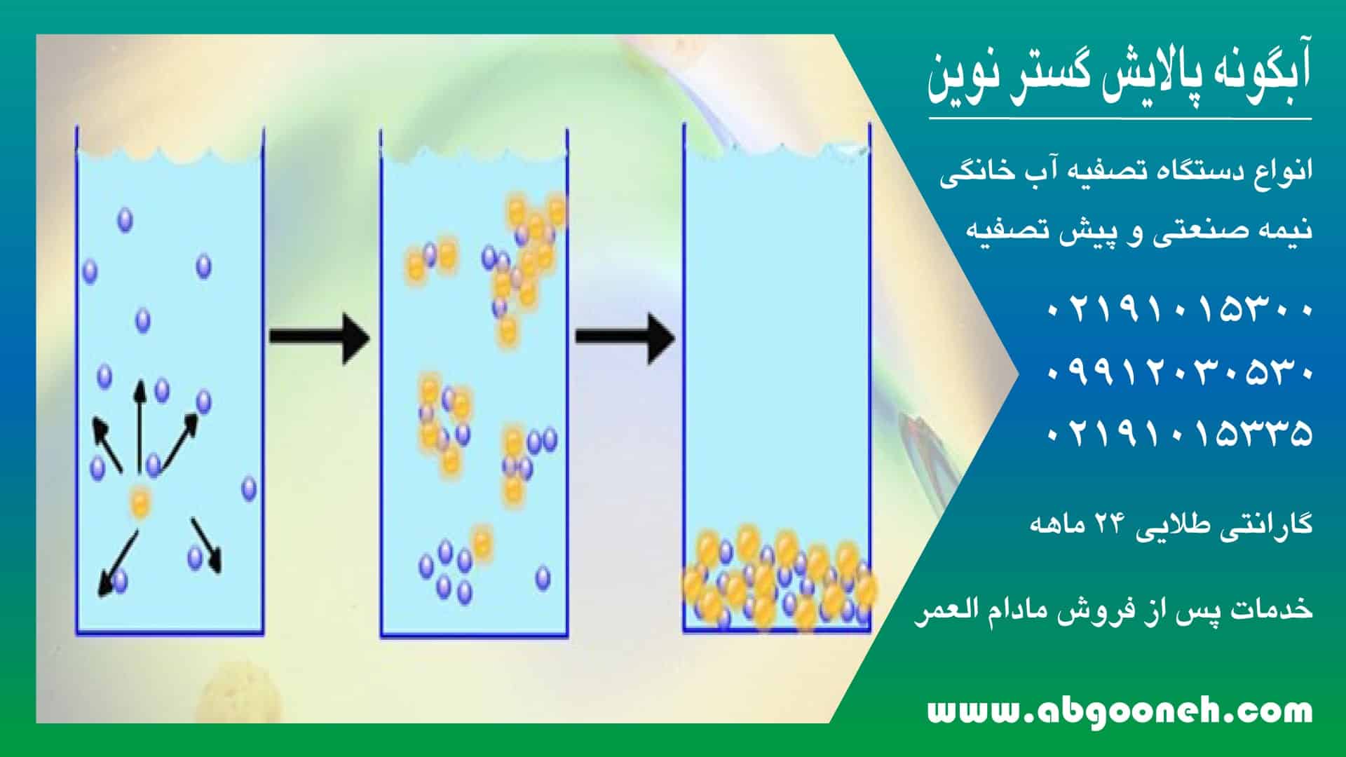 در فرایند تصفیه آب کلوئیدهای مضر حذف می شوند - مجله زندگی بهتر